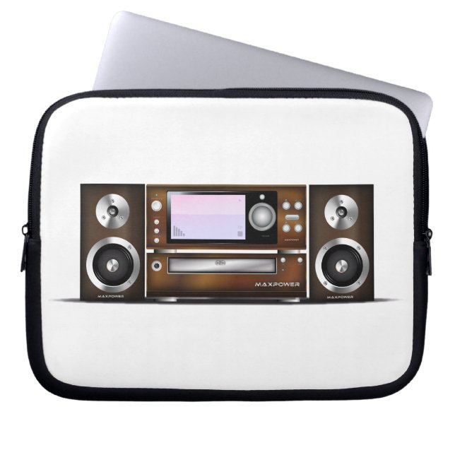 CD Player Laptop Sleeve (Front)