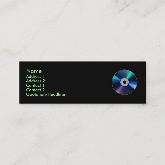 CD Profile Card (Front)