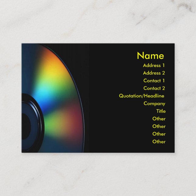 CD Profile Card (Front)