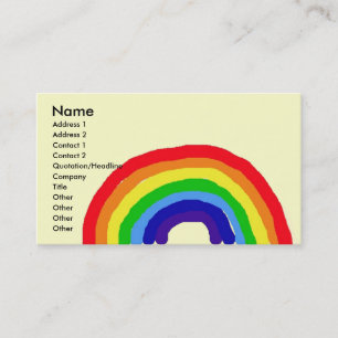 CD- Rainbow Art Business Cards