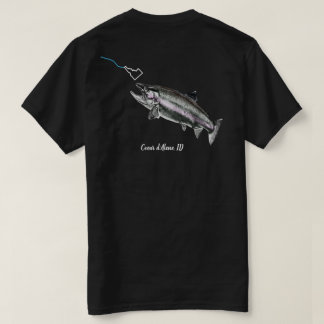 CDA STEELHEAD - HERE FISHY FISHY - STRIKING IDAHO T-Shirt