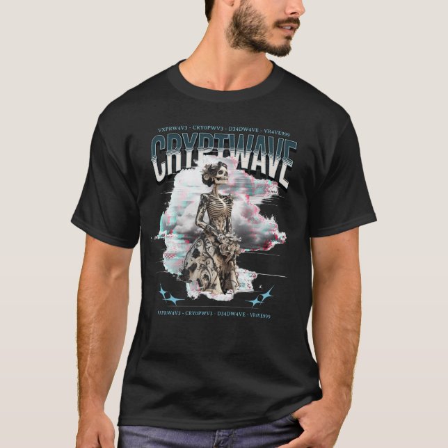 CDcryptwave T-Shirt (Front)
