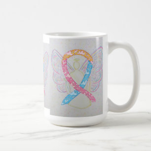 CDH Awareness Ribbon Angel Art Mug