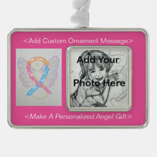 CDH Awareness Ribbon Angel Ornament