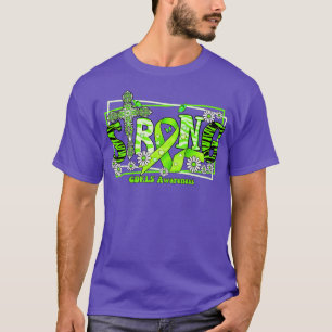 CDKL5 Awareness cross ribbon Strong hope love T-Shirt