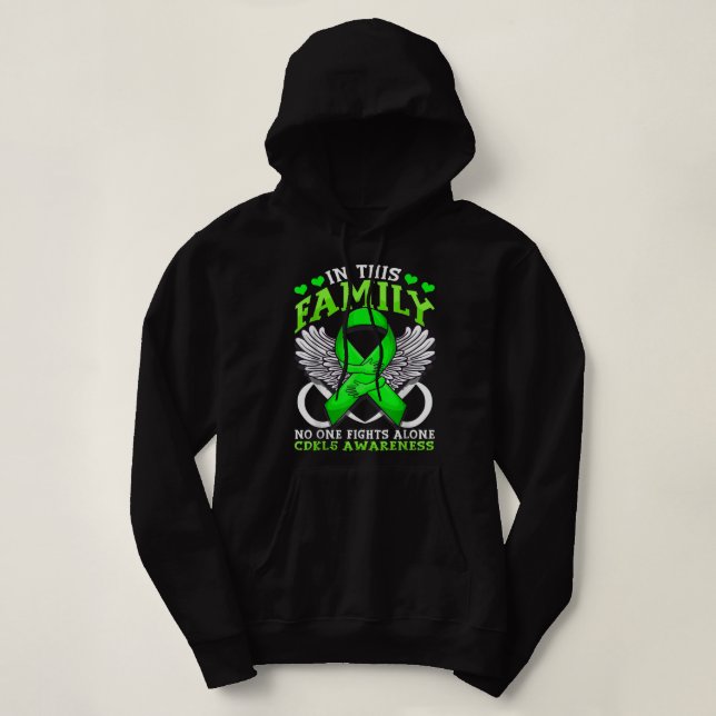 CDKL5 Awareness epileptic encephalopathy Related L Hoodie (Design Front)