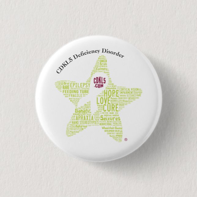 CDKL5 Awareness Pin (Front)