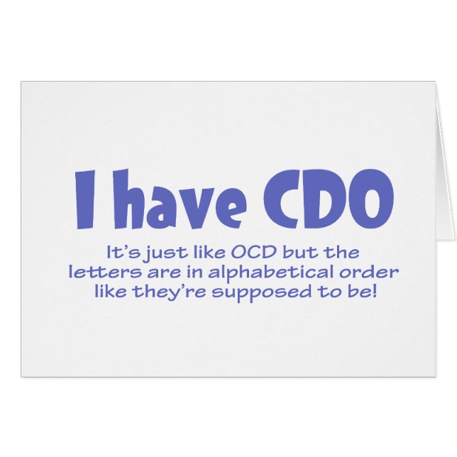CDO (Front Horizontal)