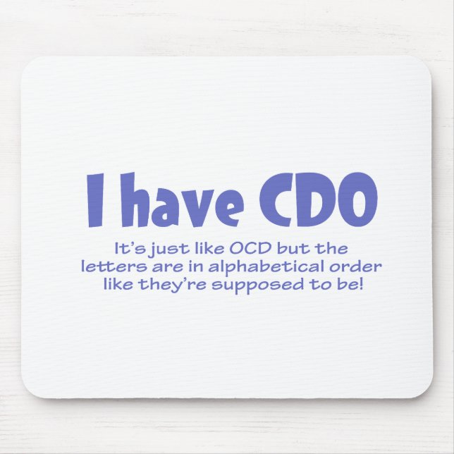 CDO MOUSE PAD (Front)