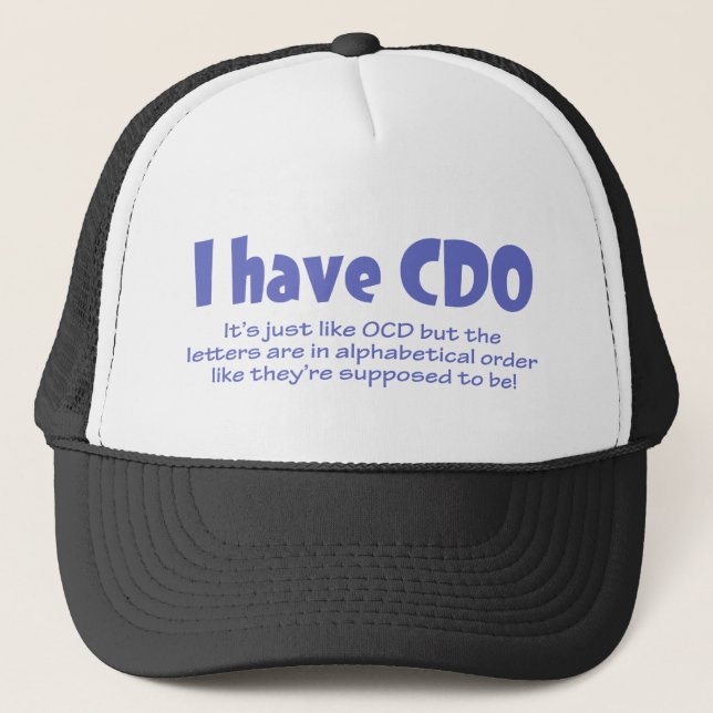 CDO TRUCKER HAT (Front)