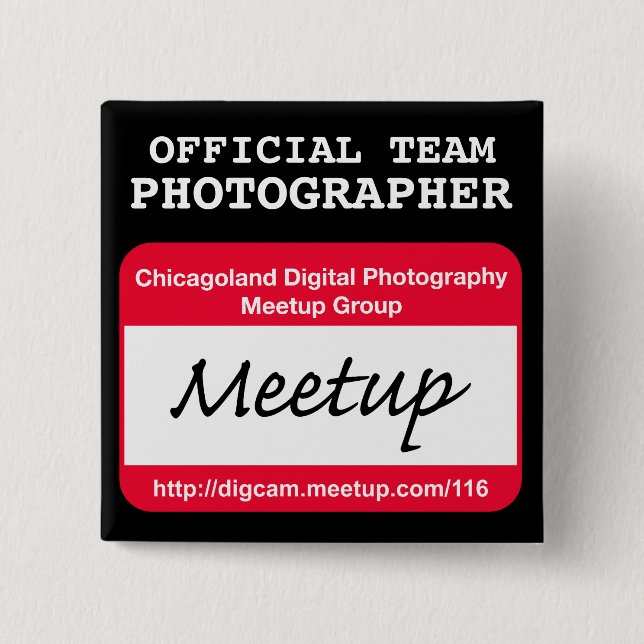 CDP  Photographer badge - black (Front)