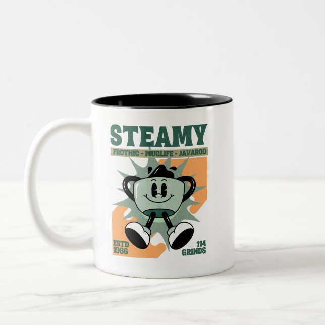 CDsteamyfro Two-Tone Coffee Mug (Left)
