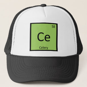 Ce - Celery Vegetable Chemistry Periodic Table Trucker Hat
