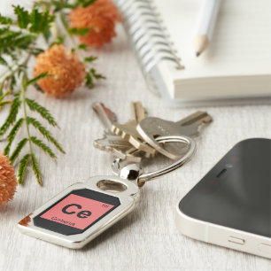 Ce - Cerberus Greek Chemistry Periodic Table Key Ring