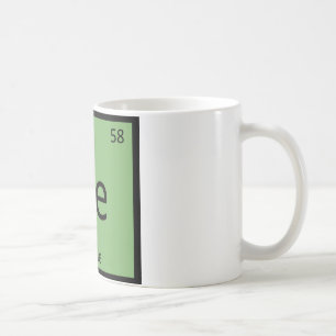 Ce - Chile Vegetable Chemistry Periodic Table Coffee Mug