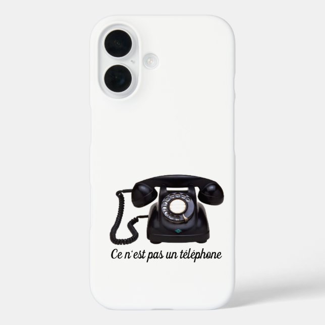 Ce n'est pas un téléphone Case-Mate iPhone case (Back)