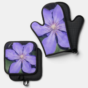 Césarine oven mitt & pot holder set
