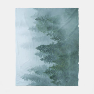 Ceahlau National Park Cold Morning. Fleece Blanket