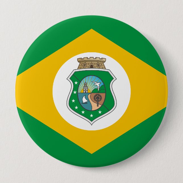 Ceara, Brazil 10 Cm Round Badge (Front)