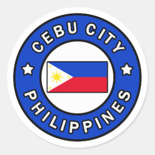 Cebu City Philippines Classic Round Sticker