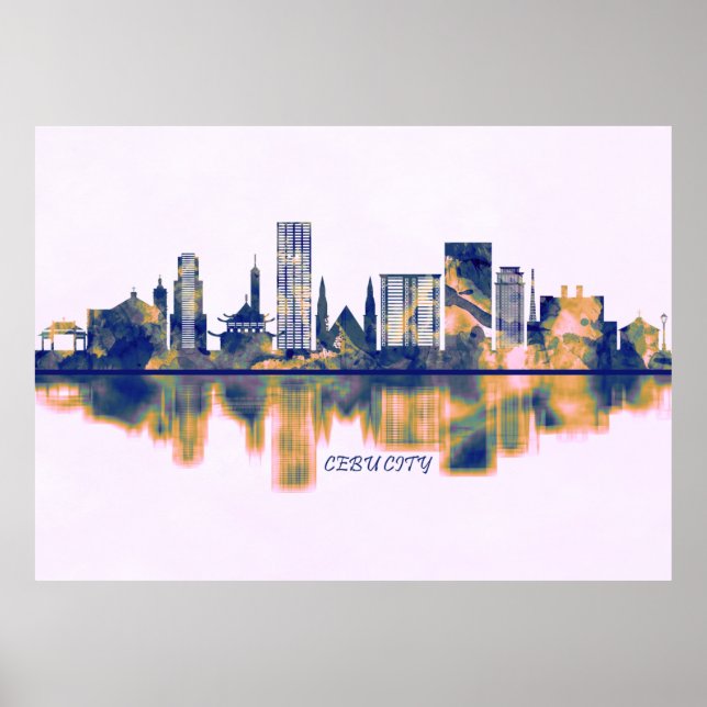 Cebu City Skyline Poster (Front)