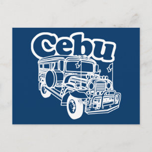Cebu Jeepney Postcard