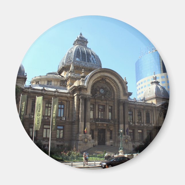 CEC Palace in Bucharest Magnet (Front)
