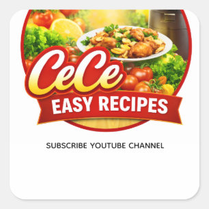 Cece Easy Recipes Sticker