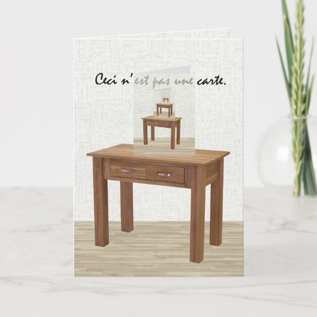 Ceci n'est pas une carte card (Front)