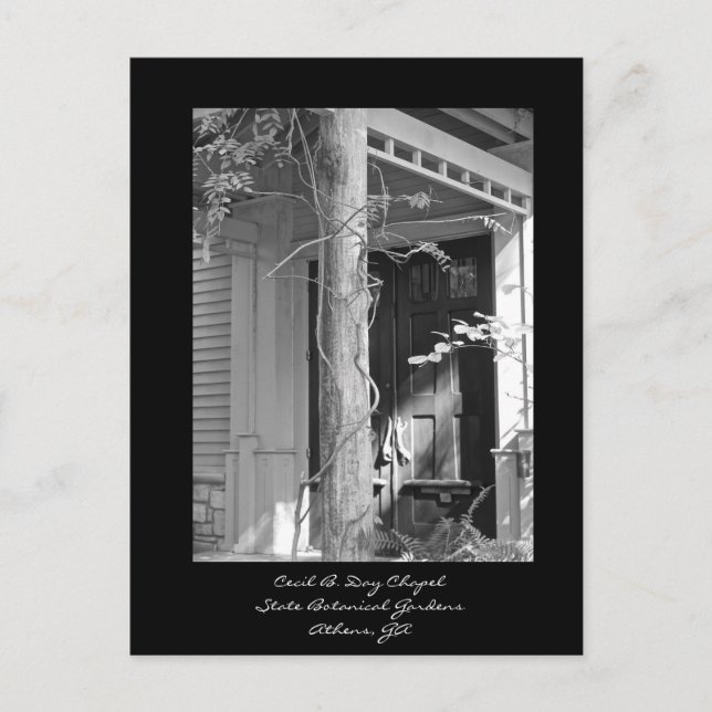 Cecil B. Day Chapel, Botanical Gardens, Athens, GA Postcard (Front)