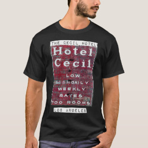 Cecil Hotel Los Angeles Hotel Cecil Premium  T-Shirt