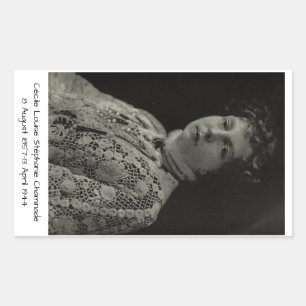 Cécile Louise Stéphanie Chaminade Rectangular Sticker