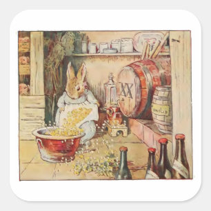 Cecily Parsley's Nursery Rhymes by Beatrix Potter Square Sticker