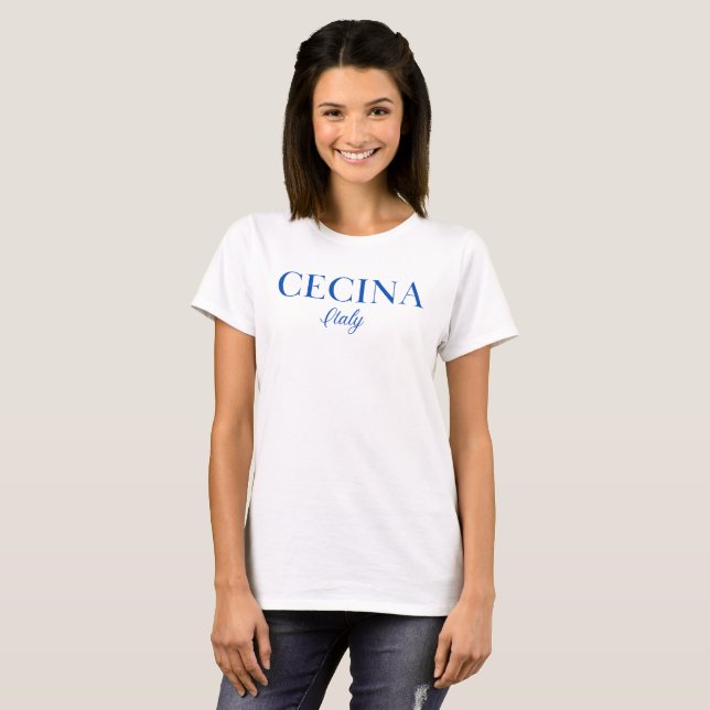 Cecina Italy T-Shirt (Front Full)