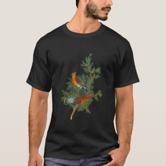 Cedar Bird from Birds of America funny T-Shirt
