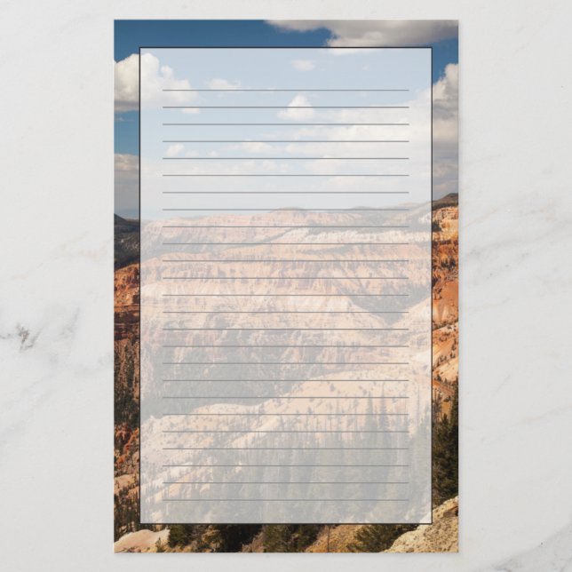 Cedar Breaks National Monument, Utah Stationery (Front)