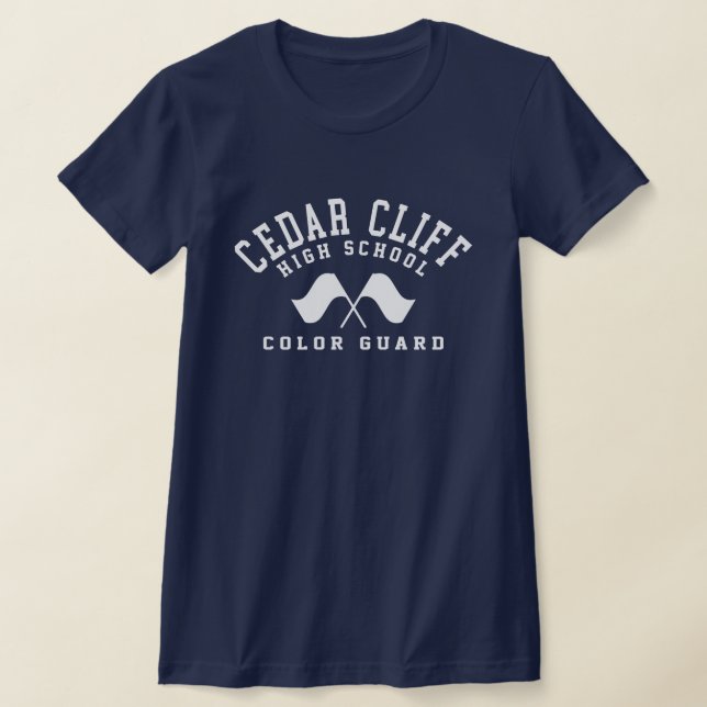 Cedar Cliff Colour Guard T-Shirt (Laydown)