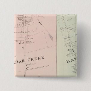 Cedar Creek, Goodluck Bayville, New Jersey 15 Cm Square Badge