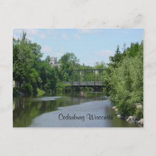Cedar Creek Interurban Bridge Postcard