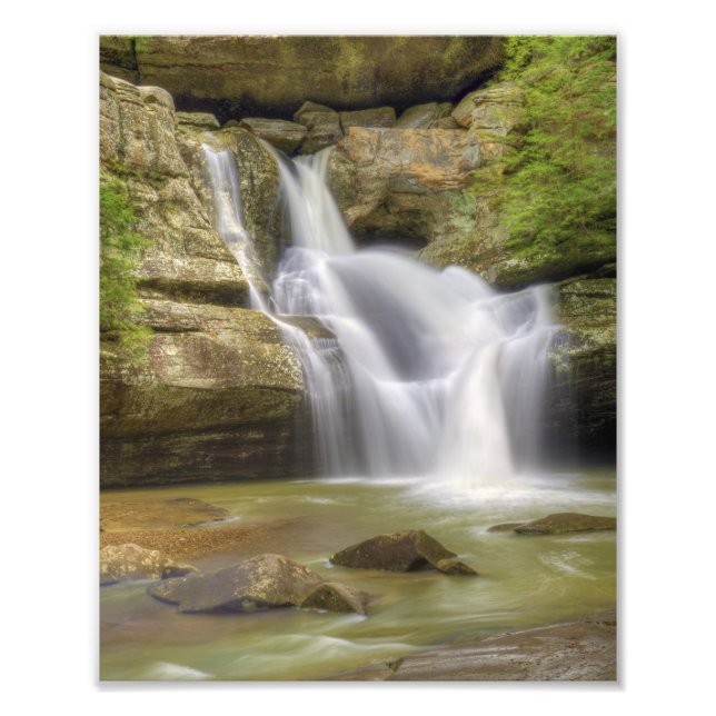 Cedar Falls, Hocking Hills Ohio Photo Print (Front)