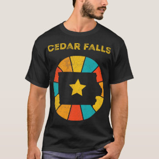 Cedar Falls Iowa Vintage Distressed Souvenir 1 T-Shirt
