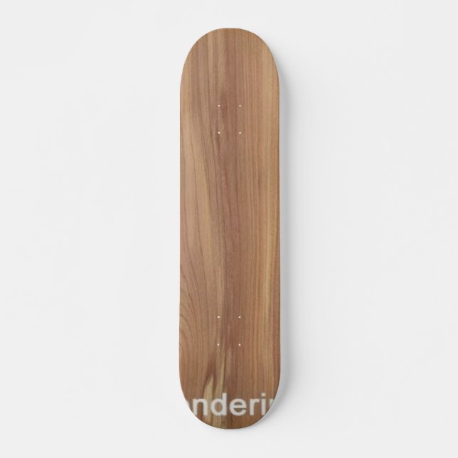 Cedar Grain Skateboard (Front)