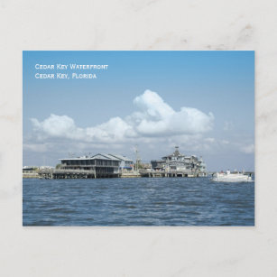 Cedar Key Waterfront Postcard