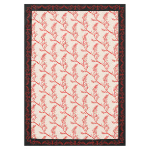 Cedar Leaves on a Tablecloth