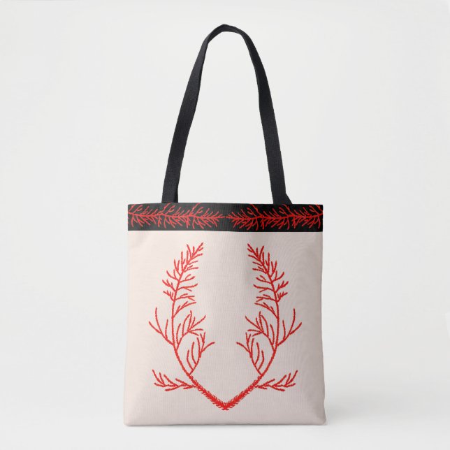 Cedar Leaves on a Tote Bag (Front)