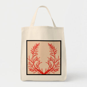 Cedar Leaves on a Tote Bag