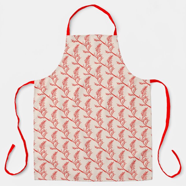 Cedar Leaves on an Apron (Front)