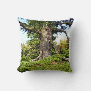 Cedar-of-Lebanon Tree Throw Cushion