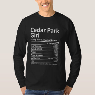 Cedar Park Girl Tx Texas Funny City Home Roots Usa T-Shirt