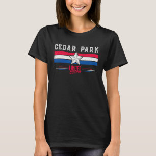 Cedar Park Texas Retro Vintage Women Men Kids T-Shirt